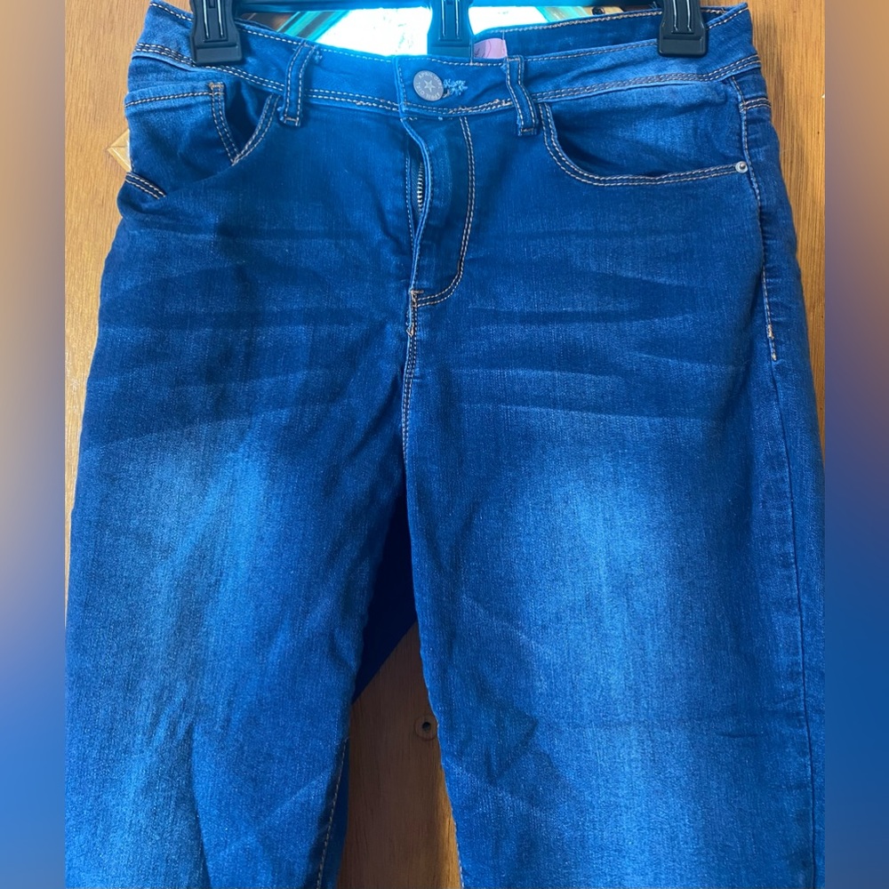 Size 9 APRIL GIRL JEANS BLUE. - Picture 6 of 7